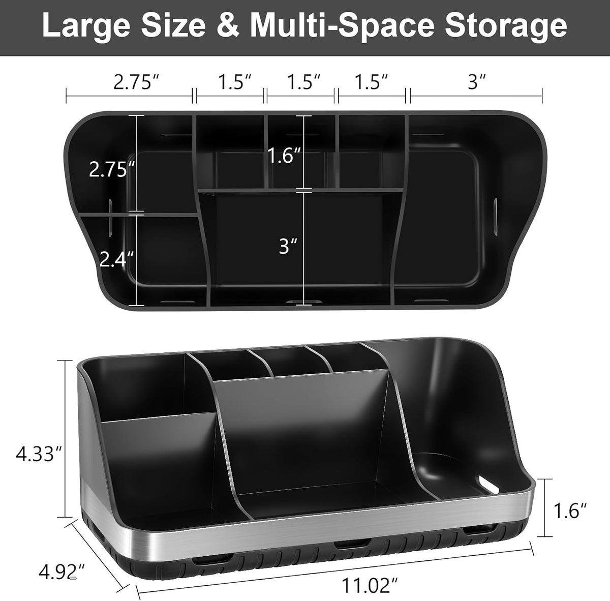 Veyzora 7 Slot Beauty & Vanity Organizer
