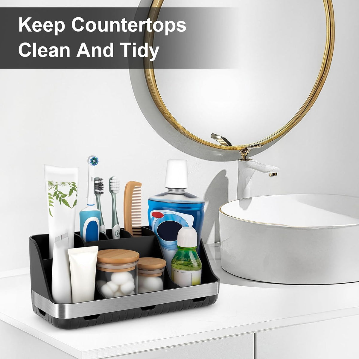 Veyzora 7 Slot Beauty & Vanity Organizer