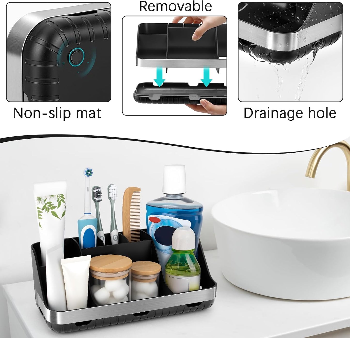 Veyzora 7 Slot Beauty & Vanity Organizer
